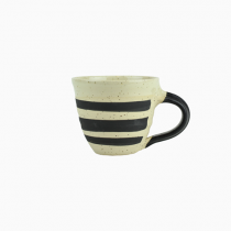 Kaffekopp Keramik Randig